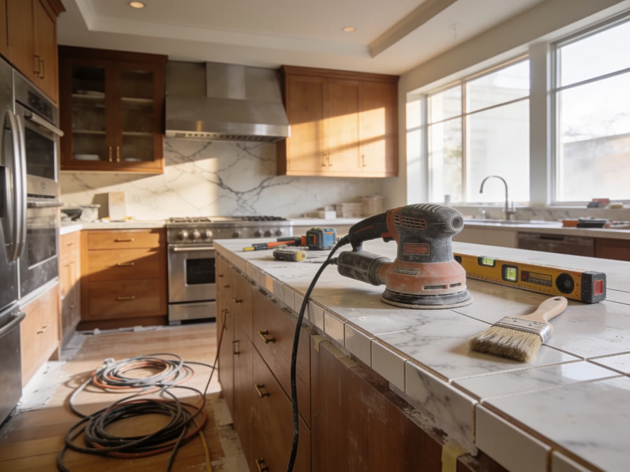 Residential remodeling detail
